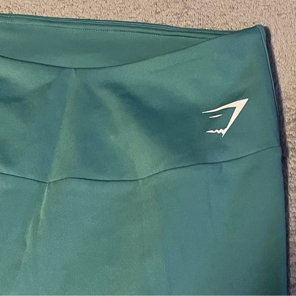 Gymshark training cropped leggings size XL in teal - Picture 3 of 9